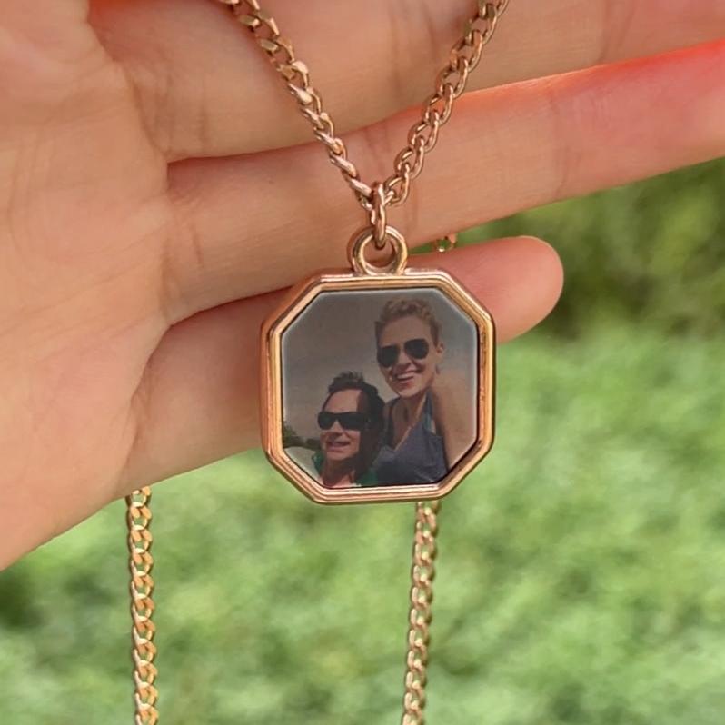 Magiskt halsband med tryck - personligt foto